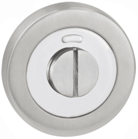 aptec Schlüsselrosettenpaar BAD-ROSETTE M, rund, WC, Edelstahl, 8,2 mm, TS 37-48, F68/F69