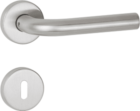 aptec Drückergarnitur BASIC 03 Klasse 3 Rosette Rund BB Türbeschlag TS38-45