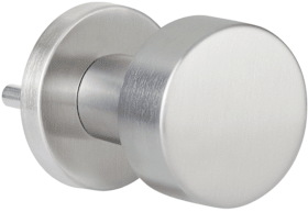 aptec Knopf auf Rosette rund ohne Schloss