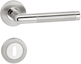 aptec Drückergarnitur SPACE Klasse 3 Rosette rund BB F68/F69 Türbeschlag