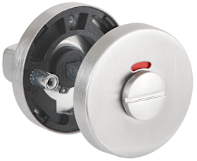 aptec Schlüsselrosettenpaar BAD-ROSETTE KF rund WC Edelstahl 8,2 mm Türstärke 37-48 mm