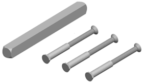 aptec Montageset 4302.KU/DG KS, M4x90, VK 8,TS 85-98 vz