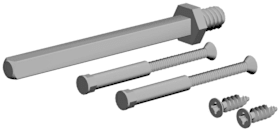 aptec Montageset 4302.KU/WG KS, M4x45, VK 8,TS 37-50 vz