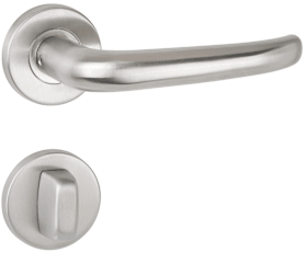 aptec Drückergarnitur BASIC 06 1806.KL/2073 MI,Ros.rd,WC/SS,8(8),ER,TS37-48