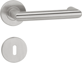 aptec Drückergarnitur Edelstahl TS 37-46 mm BASIC 08