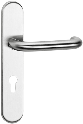 aptec Drückergarnitur 1801/2002 U,LS ov.,PZ72/8,TS 37-50,ER