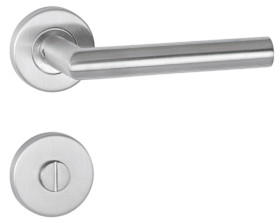 aptec Drückergarnitur BASIC 02 1802 Klasse 3 Rosette rund WC-Sicherung