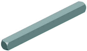 Hermat Vierkantstift 4052.MAG, 6x53mm,TS 37-52 verzinkt