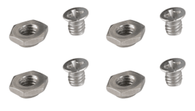 Hermat ST-Schr.Set, für Selbsteinzug,SAN REMO, 9170/SAFE.80O, M4x5mm,Inh.Schrauben 4St.