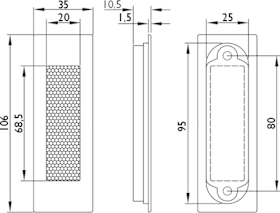 Hermat Montagewerkzeug 6403/SKL, für Schiebetürmuschel, weiß