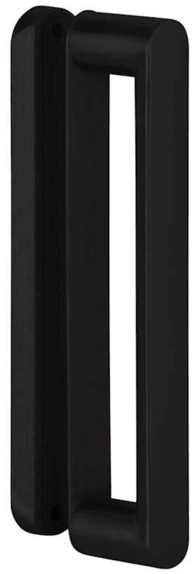 Hermat Stoßgriffpaar 8013/SKL/8087,BA 200x25x15,L 225,cl.black