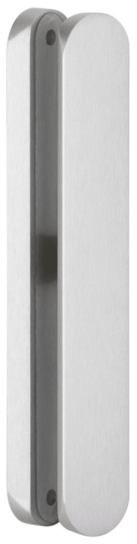 HERMAT Griffleiste Paar Flachgriff Aluminium 220 mm Edelstahloptik F9