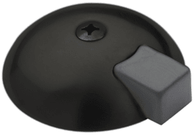 Hermat Türstopper 3699,Bodenmontage,H 22mm,classic black,matt