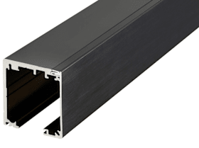 Hermat WRT-Laufprofil 3000mm, 9170, mit Abdeckprofil, schwarz