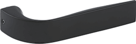 HERMAT Drückerlochteil EVOLUTION 1692, links/rechts, Oberfläche Classic Black (ähnl. RAL 9005)