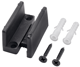 Hermat Bodenführung 9030/GL, für Schiebetür, Kunststoff, classic black ma