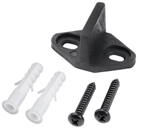 Hermat Bodenführung 9030HO, für Schiebetür, Kunststoff, classic black ma