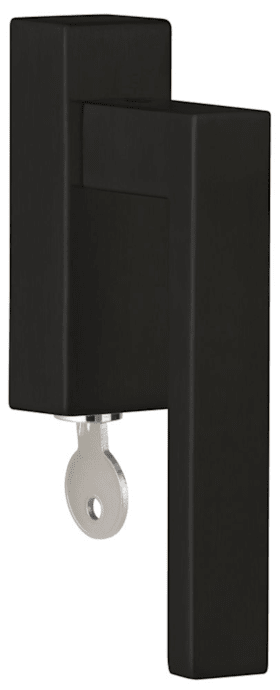 Hermat Fenstergriff WEST 1682.L/DKSI,abschl.,eck,7/42,gl.,cl.bl.