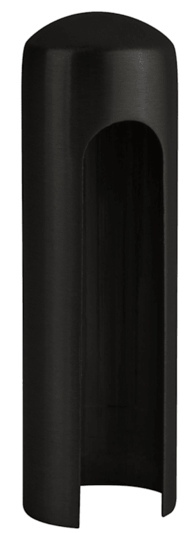 HERMAT Übersteckhülse Ø15 mm Classic Black für Standard Türband