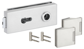 Hermat Ganzglastürschloss 6073/6325/HZ,PZ,8mm,ER-Optik,FlüFA