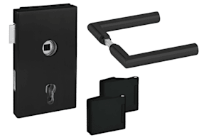 Hermat Ganzglastürschloss 6053/6325/1802,PZ,10mm,DL,ähnlich RAL 9005,FlüFA