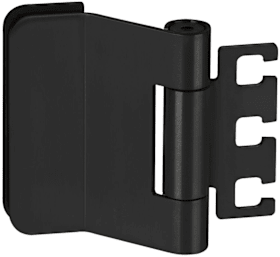 Hermat Glastürband 6350.K/VX,3tlg,FT24,kantig,schwarz,ähnlich RAL 9005 matt