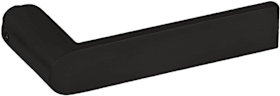 HERMAT Drückerlochteil BASIC 13 1813, beidseitig verwendbar, Classic Black (ähnlich RAL 9005)