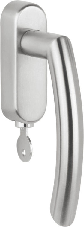 Hermat Fenstergriff BASIC 04 1804/DKSI,abschl.,ov.,7/42,gl.,ER