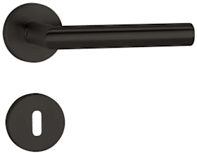 HERMAT Halbgarnitur 1802 BASIC 02 mit Smart-Clip Rosetten 2336 SC PZ Classic Black