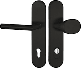 HERMAT Schutz-Wechselgarnitur 1802 BASIC Langschild Knopf Classic Black