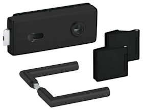 Hermat Ganzglastürschloss Ö6081/6325/1802,PZ,8mm,ähnlich RAL 9005,FlüFA