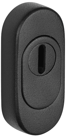 Hermat Schieberosette 2079 KSV,oval, PZ- ZA,16mm, classic black