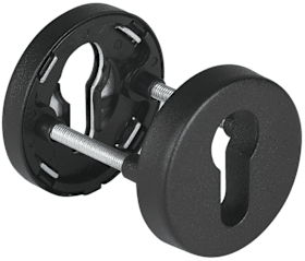 Hermat Schutzrosette 2073 S/2073,rund,8mm/PZ,cl.bl. strukt.,TS40-89