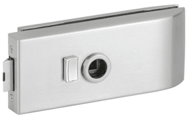 Hermat Ganzglastürschloss 6146F,WC/SS,8mm,ER,FlüFA