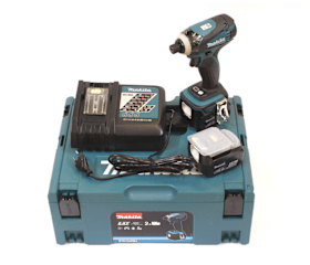 MAKITA AKKU-SCHLAGSCHRAUBER DTD134RMJ 14,4V 2/AKKUS 4,0 AH LADEGERÄT I. MAKPAC