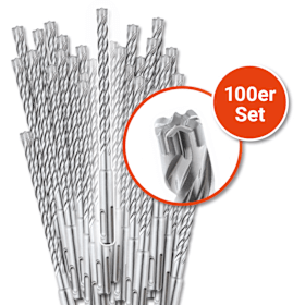STROXX Hammerbohrer 4-Cut, SDS-Plus-Aufnahme 100 Stück