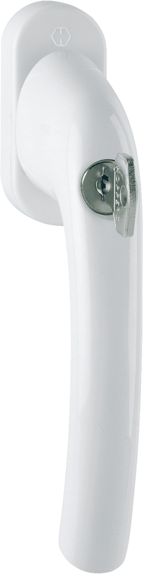 HOPPE Fenstergriff 0710S/U26,abschl.,ov.,7/32,TBT4,verkehrsw.