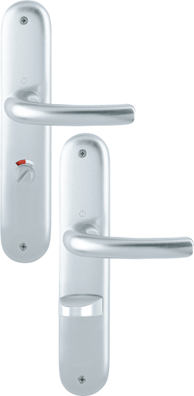 HOPPE Drückergarnitur Tôkyô 1710/273P, LS,WC/SS63/8 (8),F1,TS 37-42,o. No.