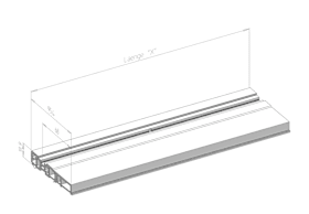 AUFSATZSCH. EP B182 S106 GR670RAL7035 K5 PPZB5270-021121