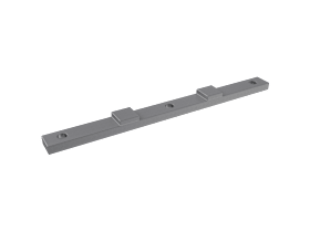 SIEGENIA-AUBI Unterlegplatte Titan Z A0720 für Zusatzschere Drehkipp, Edelstahl-Silber
