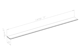 ABDECKLEISTE DS 28/48 GR270 RAL9003 B10 PMZB3070-002020