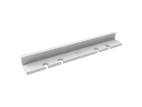 SIEGENIA-AUBI Unterlegplatte AX 24 BSW RAL7035 K50