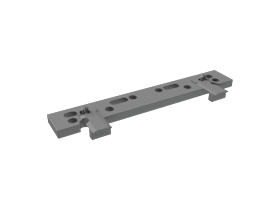 UNTERLEGPLATTE 110 A3960 ED-SILBER K50 (TRUK3140-040050)