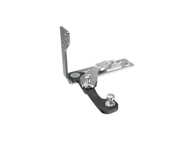 SIEGENIA-AUBI Ecklager Titan axxent 24/13, Stahl, anpressdruckverstellbar, links, titan-silber