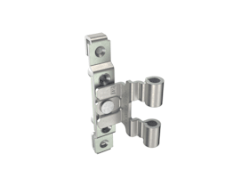 Drehflügel-Band, DL-R, Titan, RB H, H-12/20-13, Stahl, Titan silb., galvanisiert