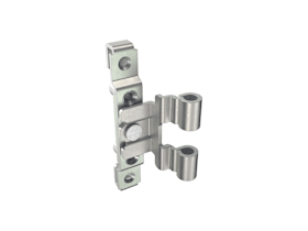 Drehflügel-Band, DL-R, Titan, RB H, H-12/18-13, Stahl, Titan silb., galvanisiert