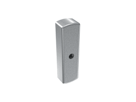 SIEGENIA-AUBI Rosette Si-line K10 Fenstergetriebe Aluminium silber verdeckt verschraubt