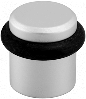 TÜRPUFFER BODEN Ø39X36MM ALU MATT SILBER ELOX. 4735-11-023 MIT SCHRAUBEN