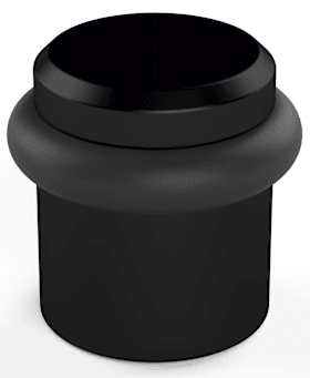 TÜRPUFFER BODEN Ø39X36MM ALU SCHWARZ  4735-18-023 MIT SCHRAUBEN