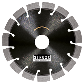 STROXX Diamanttrennscheibe 125RD – 125 mm, für Beton & Stahlbeton, segmentiert, 22,23 mm Bohrung
